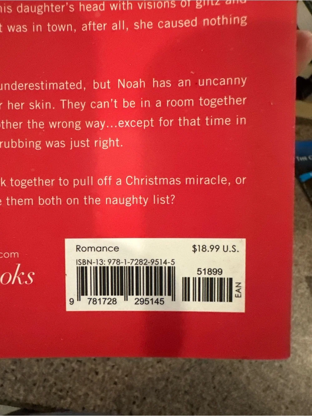 The Christmas Fix Holiday Red Book
